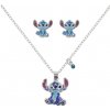 Disney sada detských náušníc a náhrdelníka s motívom Stitch SF00783SL.PH