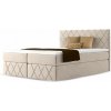 Wilsondo Čalúnená boxspring posteľ Paros Lux s vrchným matracom - béžová Paros Rozmer: 160x200