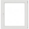 Plastové okno ARON 2.0 OS1 RAL9006/biela 90x90 cm P