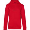 B&C Mikina B&C QUEEN Hooded s kapucí, dámská COT01W02Q00405-red 2XL Červená