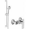 HANSA Basic set pre sprchu - sprchová batéria + sprchový set s ručnou sprchou a tyčou 70cm, chróm