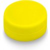Neodýmový magnet valec 12,7×6,4 mm – N35 v plaste, žltý