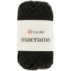 YarnArt Macrame 2mm 148 čierna