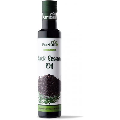 PuriBio BIO Olej z Čierneho sezamu 0,25 l