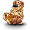 PANDORA Disney pozlátená korálka psík Dug 764472C01