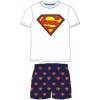 E plus M chlapčenské letné pyžamo Superman biela