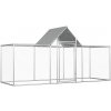 vidaXL Kurín 3x1x1,5 m, pozinkovaná oceľ 144559