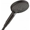 Hansgrohe Raindance Select S Sprchová hlavica, 3 prúdy, EcoSmart, matná čierna 26515670-HG