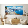 Destinácie Modrá Santorini idylka | Obrazy Vintessia Rozmery panoráma: 30x60