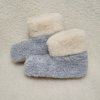 Merino Televízne papuče z ovčej vlny, sivé Velikost boty: 42-43
