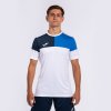 CREW V SHORT SLEEVE T SHIRT ROYAL NAVY WHITE