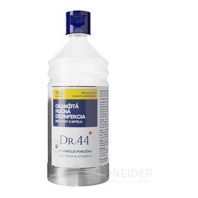 DR.44 OKAMŽITÁ RUČNÁ DEZINFEKCIA antibakteriálny gél (75% etanol) 1x1000 ml