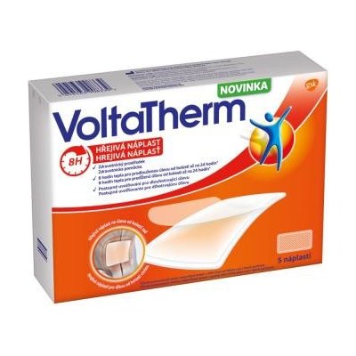 VoltaTherm hrejivá náplasť na úľavu od bolesti chrbta 1x5 ks