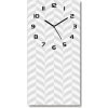 Nástenné hodiny tiché Geometrické pozadie 30x60 cm