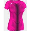 Joma dámsky dres OLIMPIA T SHIRT FLUOR PINK BLACK WOMAN