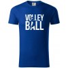 Volleyball nápis - Tričko z organickej bavlny - 2XL ( Kráľovská modrá )