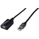 Digitus DA-73103 USB 2.0 aktivní prodlužovací, 25m, černý