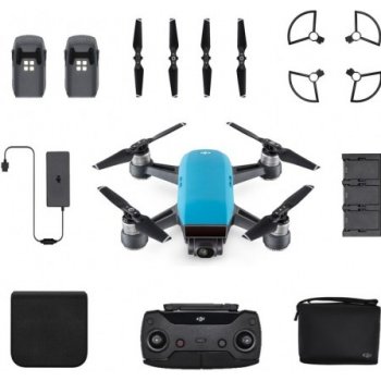 DJI Spark, Fly More Combo, Sky Blue - DJIS0201C