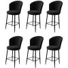 Súprava barových stoličiek Alte Black, 6 ks, 6 ks