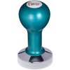 Buna café tamper, kov, modrý, SP, 57 mm, nerez lesk, plochý