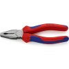 Knipex 03 02 160 - Kombinované kliešte s multi-komponentnými úchopmi čierne atramentované 160 mm