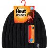 Heat Holders teplá zimná čiapka Rib Čierna