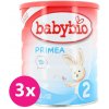 3x BABYBIO PRIMEA 2 dojčenské bio mlieko 800 g VP-F143649