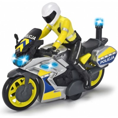 Dickie SOS Policajná motorka 17cm