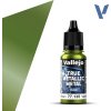 VALLEJO TRUE METALLIC 77.135 Zelená metalická akrylová airbrush farba 18 ml (VALLEJO 77.135 TRUE METALLIC METAL BASE AMBER GREEN / VERDE ÁMBAR / 18ml / 0.6 fl.oz.)