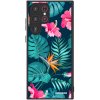 Picasee ULTIMATE CASE pro Samsung Galaxy S22 Ultra 5G - Pink Monstera