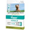 Kvapky Happs Herbal proti blchám a kliešťom pre psov 5-10 kg, 4 tubičky
