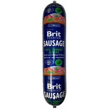 Brit Sausage Turkey & Pea 0,8 kg