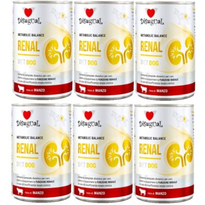 Disugual Veterinárne Renal Beef dospelý 6 x 400 g