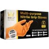 JEDNORÁZOVÉ NITRILOVÉ RUKAVICE CDC GRIP NITRIL BRELA PRO CARE ORANGE 100KS / BALENIE