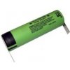 Baterie Panasonic NCR18650B Li-ion 3,7V 3400mAh - vývody do U