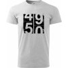Tachometer 50 - Klasické pánske tričko vyššej gramáže - 3XL ( Svetlosivý melír )