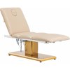 physa Kozmetické lehátko - 300 W - 190 x 65 x 60 - 76 cm - 200 kg - béžová/zlatá PHYSA VITERBO BEIGE