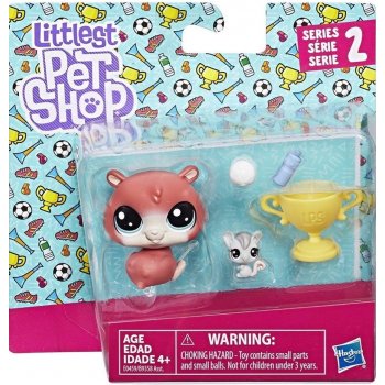 Hasbro Littlest Pet Shop Mamička s bábätkom a doplnkami Trip Hamston a Molly Mouseby