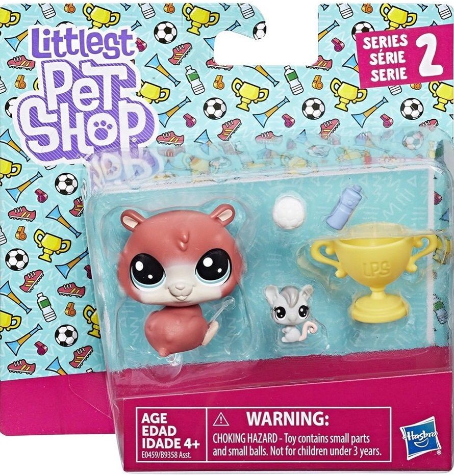 Hasbro Littlest Pet Shop Mamička s bábätkom a doplnkami Trip Hamston a Molly Mouseby