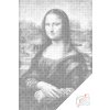 Vymalujsisam.sk Bodkovanie - Leonardo da Vinci - Mona Lisa Farba: Zelená, Veľkosť: 40x60cm, Rám: Na kartónovej doske