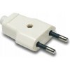 Flat Flat Plugin 10A B/U 250V Biała (Zn-11 2.5a)