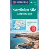 Sardinia Sud (Sardínie-jih) 1:50 t. 4 mapy