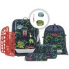 Step by Step Školní aktovka/batoh 2V1 pro prvňáčky – 6dílný set Divoký T-Rex Taro, certifikát AGR