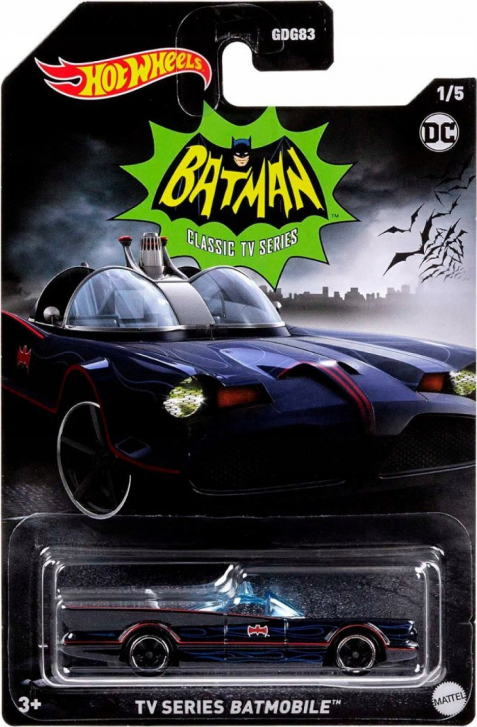 Hot Wheels Toys Dc Batman Classic Tv Series Tv Series Batmobile