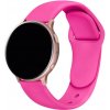 eses Základný silikónový náhradný remienok pre smart hodinky 22 mm Farba: jasne ružová
