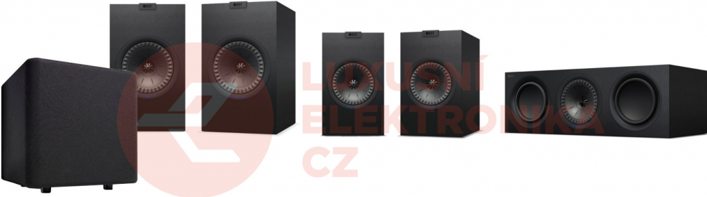 KEF Q350 + Q650C + Q150 + Kube 8b