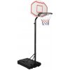 Basketbalový stojan biely 237-307 cm polyetén-ForU-93652