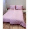 TiaHome Ľanové obliečky ružové 140x200 90x70