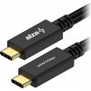 AlzaPower APW-CBTC3110B AluCore USB-C/USB-C 3.2 Gen 1, 3 A, 60 W, 1m, černý