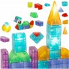 KIK KX3628 Magnetická stavebnice 64 ks, svítící 3D figury